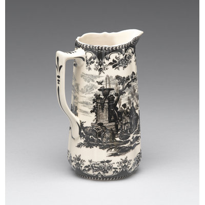 Pichet 40 onces en porcelaine toile Koski
