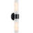 Wall Sconce with Cylinder Frosted Glass Shade-1979096444