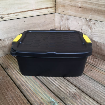 Rebrilliant Blacke Plastic Underbed Storage
