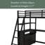 Lit mezzanine simple avec tiroirs Adetola Kids-1155037391