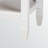 Harbor White Finish 1-Drawer & 1-Shelf With Gold Knob Nightstand, 23.36" H X 18.71" W X 15.55" D