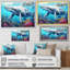 «Whale Tranquility Oasis» sur toile-398056848-398056860