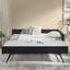 Full Size Daybed With Trundle Upholstered Tufted Sofa Bed, Sofa Bed Frame With Comfortable Backrest And Armrests, Velvet, Black(79.5''X58''x25'')