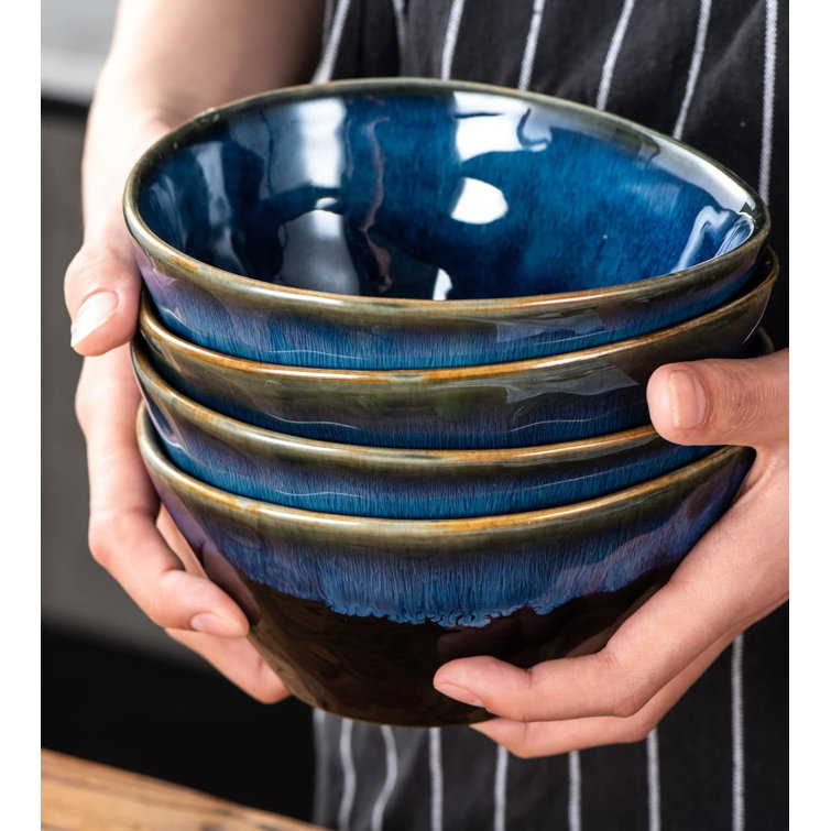 Ceramic Household Tableware, Deep Ceramic Pasta Bowl