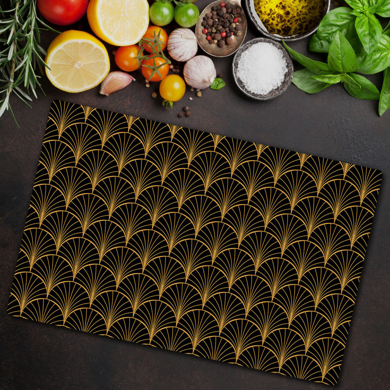 Manel Tempered Glass Chopping Board, 52cm x 60cm