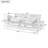 85.4" Upholstered Couch-1920976442