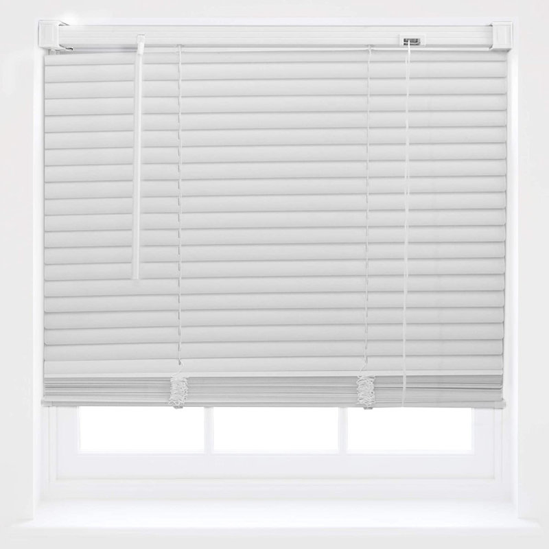 PVC Room Darkening Venetian Blind, Grey, 213 cm L x 120 cm W
