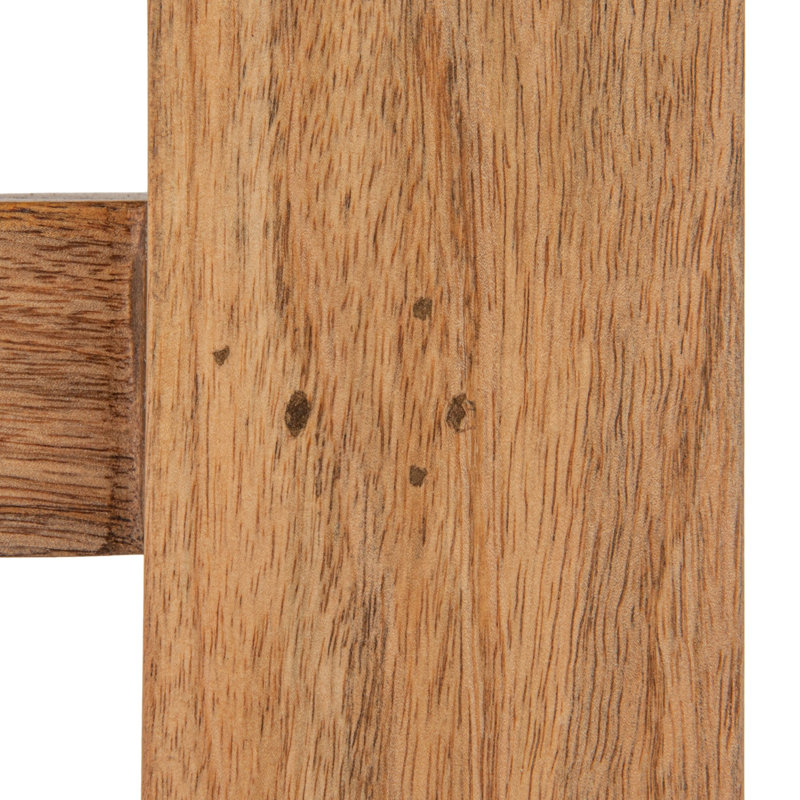 Console en bois et noyer marbré