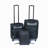 (20+24) Travel Case Two-Piece Suitcase Set Oxford Trolley Case Without Password Lock Universal Wheel + Oxford Cloth Backpack