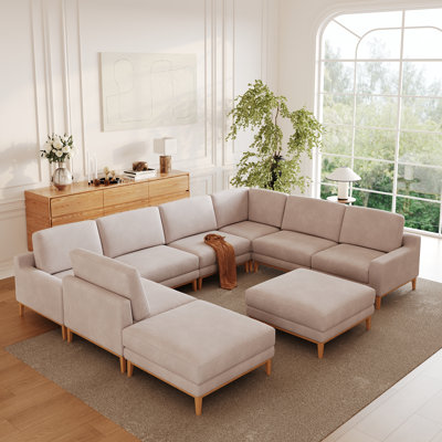 Bourbeau Upholstered Sectional Symmetrical