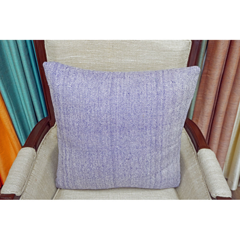 Abstract Silk Reversible Throw Pillow