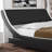 Charilyn Upholstered Profile Sleigh Bed with Faux Leather Headboard,No Box Spring Needed-1130189234-1130189237