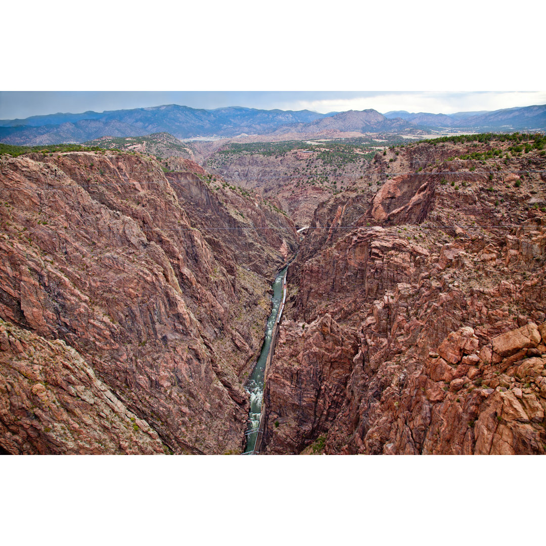 Royal Gorge Bridge & Park Colorado von DanielBendjy - Ohne Rahmen auf Leinwand drucken