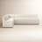 Camille Dining Banquette L Shape 110"-Crypton Nomad Taupe-122570691-122570688