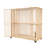 Large 2-Tier Wooden Cat House with Wheels-563779148