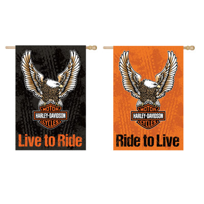 Drapeau vertical à 2 côtés Harley-Davidson®