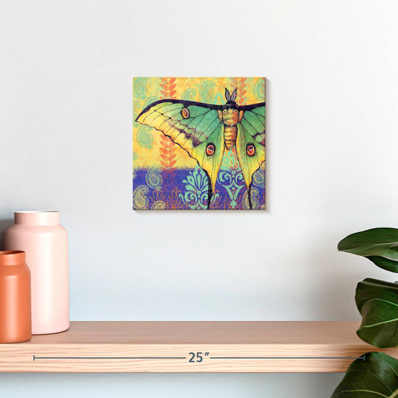 Brampt Luna Moth, 10" H x 10" W