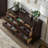 Modern Simple Mahogany Entrance Cabinet Solid Wood Accent Chest