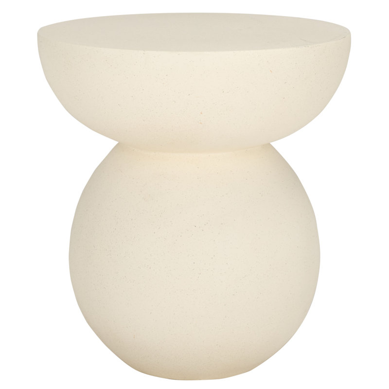 Table d'appoint Ailani, Blanc