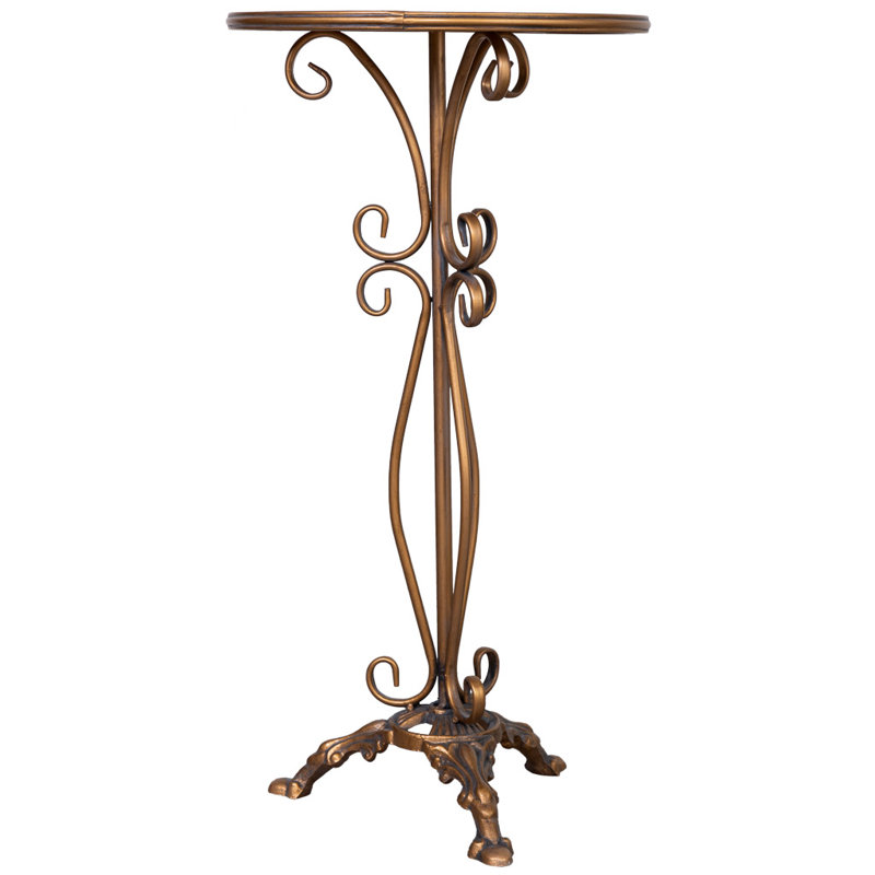 Homerville End Table, Antique Gold