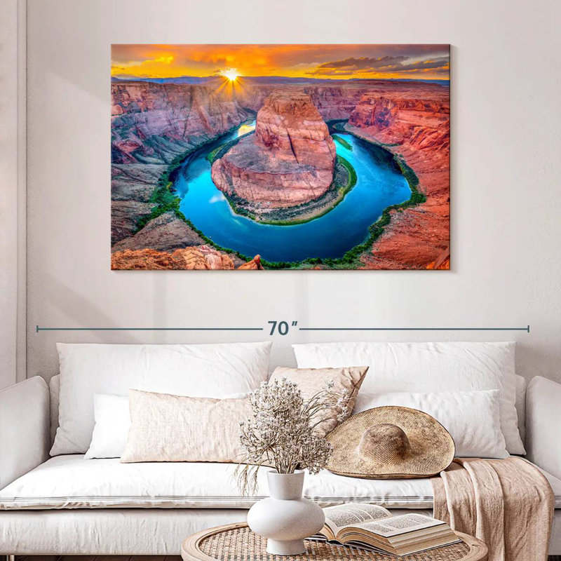 Alvord Magic Horseshoe Bend, H 32 po x l 48 po