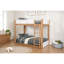 Mobilier de chambre à coucher contemporain au fini blanc naturel