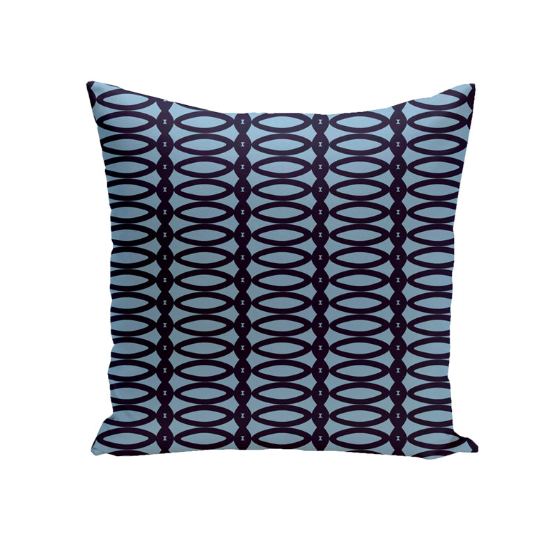 Housse et insert de coussin extérieur d'extérieur, H 18 po x l 18 po x P 7 po, Bleu marine printanier Carolina