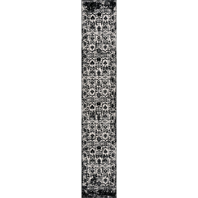 Zèbre contemporain Wenden, Tapis de couloir 2 pi 2 po x 12 pi