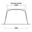 VidaXL 320cm W x 240cm D Fabric Black Cover Retractable Trailer Awning