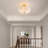 Camellia 3-Light 15.74 in. W Opal Glass Semi Flush Mount Ceiling Light-1888324899