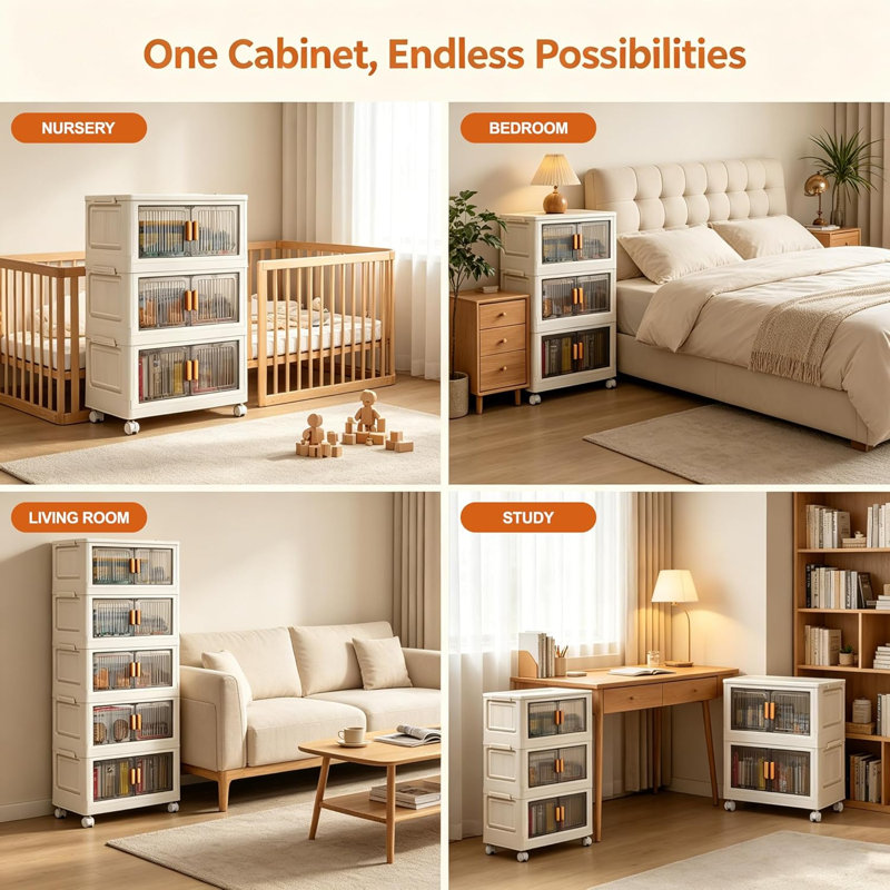 5 Tier Stackable Storage Containers