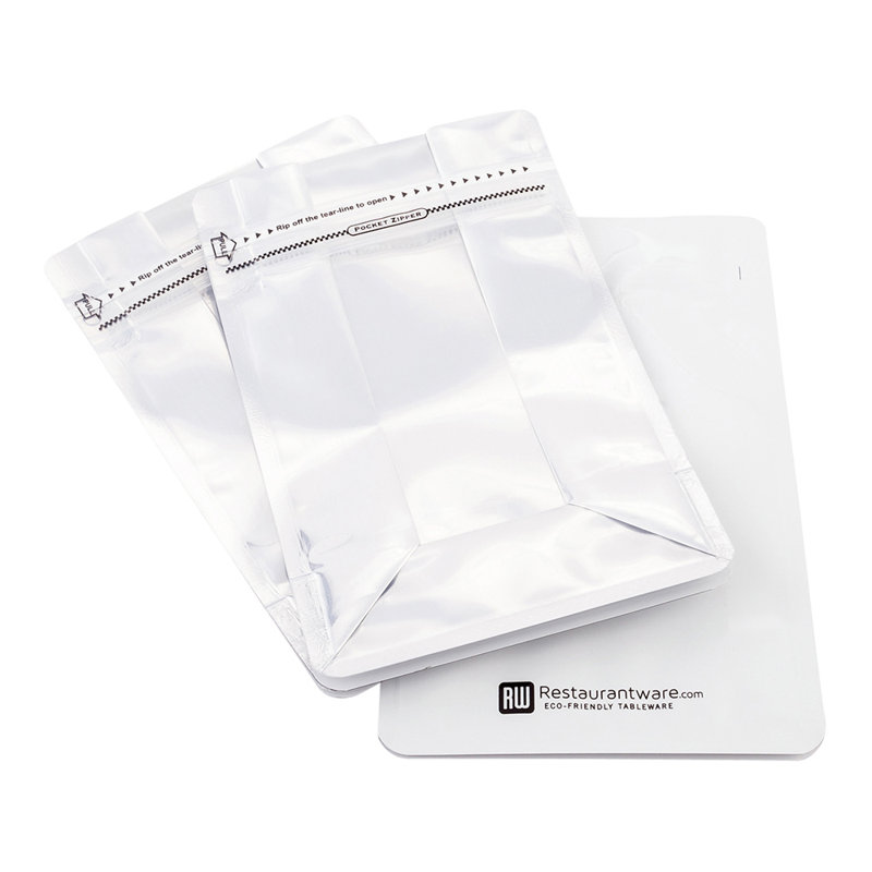 Piece Disposable Paper Plastic Disposable Party Supplies for Guests, White