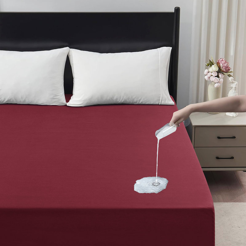 Mattress Protector Case Pack, Red, Double (4'6)