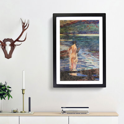 Nude by the Lake by Fujishima Takeji - Picture Frame Painting Print