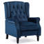 Conatser 78cm Wide Velvet Wing Chair Recliner-383786809