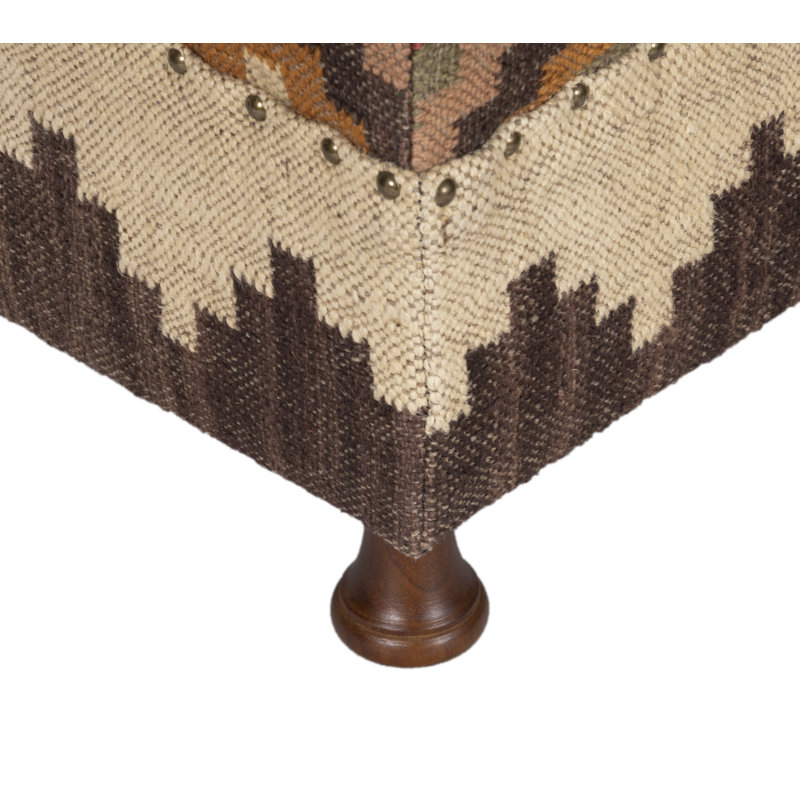 Tabouret d'appoint en bois massif Kostadinka