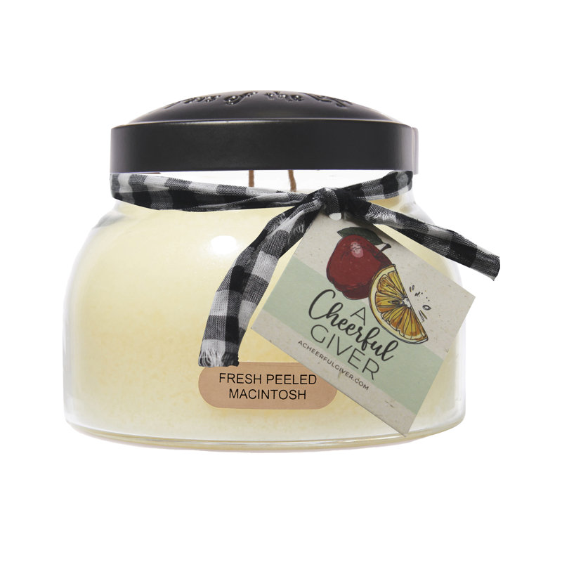 Bougie pour pot de fleurs maman de macintosh