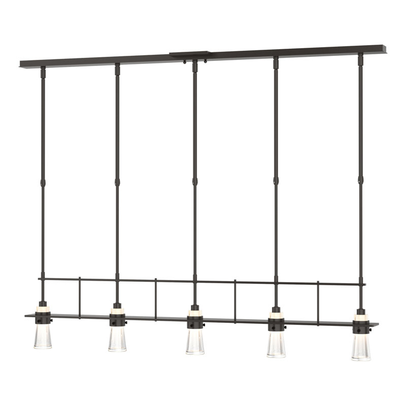 Erlenmeyer 5 - Light Kitchen Island Pendant, Oil Rubbed Bronze