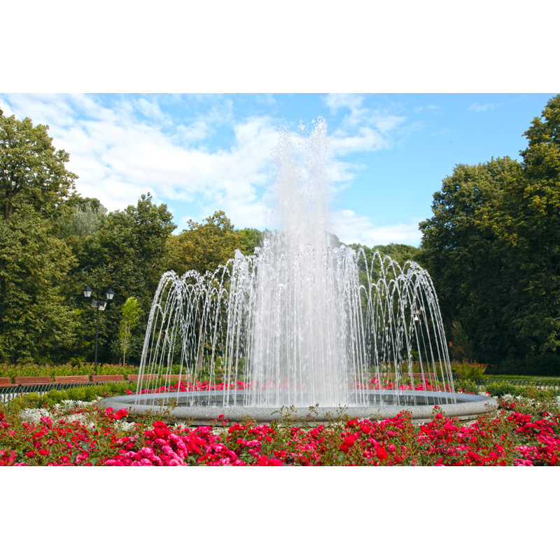 Large Fountain by InnaFelker - Wrapped Canvas Print, 20cm H x 30cm W