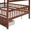 Terral Storage Bed Wooden House Bed with Two Drawers Spacious Storage-149369722-149369718