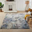 Abstract Area Rug in Blue-1558680241