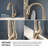 Merlin Stainless Steel Pull Down Single Handle Kitchen Faucet-73641021