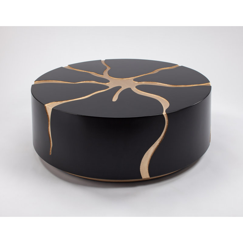 Coffee Table, Black/Gold