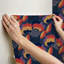 Retro Esme Pink Peel and Stick Wallpaper-1162410317