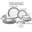 Service de table 24 pièces, porcelaine tendre, service pour 4 par saphir