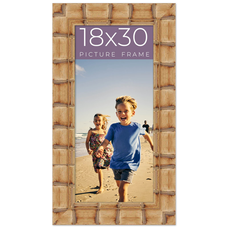 Largeur du cadre photo en bois véritable 3 pouces, L 18 po x H 30 po
