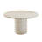 Tov Furniture Blossom Washed Travertine Finish Indoor / Outdoor 54" Round Dining Table