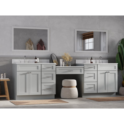 Meuble-lavabo double 108 po Disar