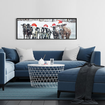 " Curious Christmas Cows "