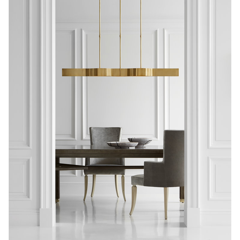 Kelly Wearstler Avant Large Linear Pendant, Antique Brass